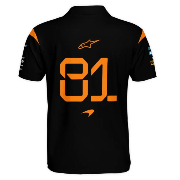 Oscar Piastri McLaren Formula One Exclusive Polo Shirt BLF1180525A4PL - Image 3
