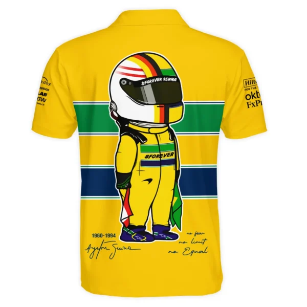 Forever Senna McLaren F1 Exclusive Polo Shirt BLF13625A3PL - Image 3