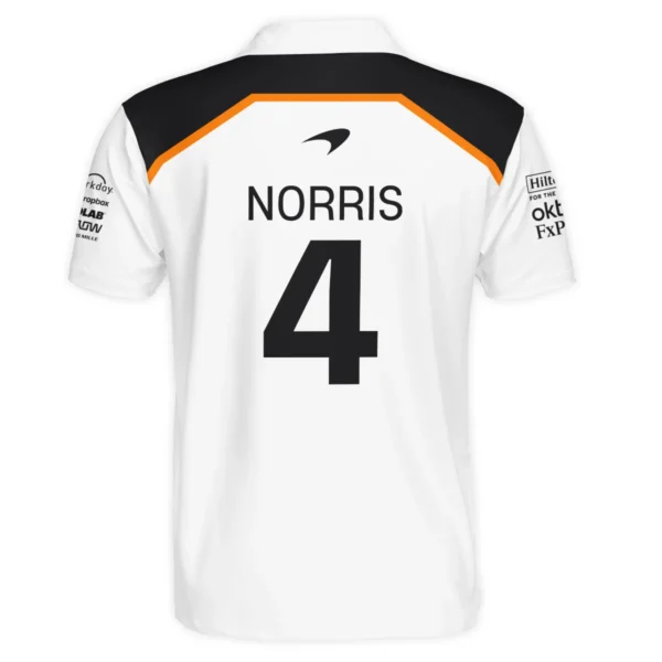 Lando Norris LN4 McLaren F1 Exclusive Polo Shirt BLF19625A1PL - Image 3