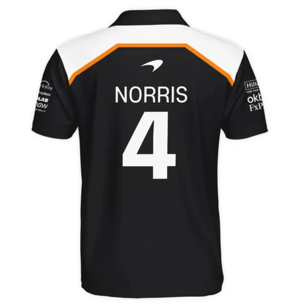 Lando Norris LN4 McLaren F1 Exclusive Polo Shirt BLF19625A2PL - Image 3