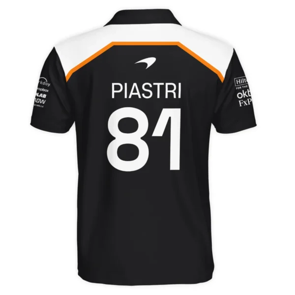 Oscar Piastri OP81 McLaren F1 Exclusive Polo Shirt BLF19625A4PL - Image 3
