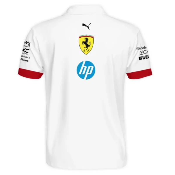 2025 Scuderia Ferrari F1 Special Edition Polo Shirt BLFRR4625A2PL - Image 3