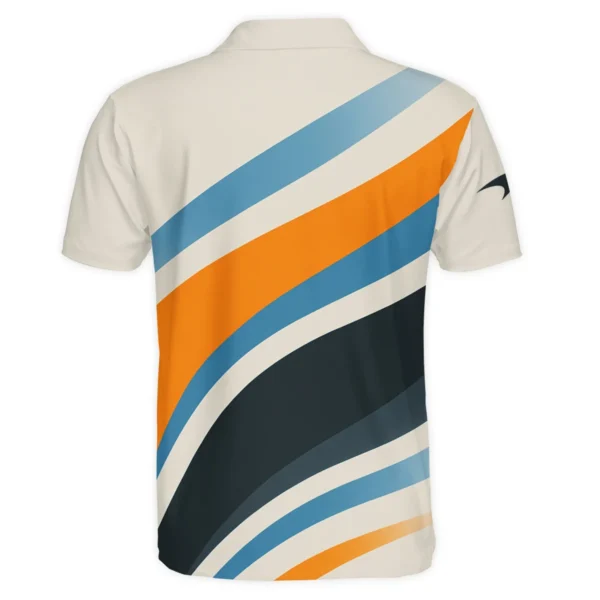 Waves Pattern McLaren F1 Exclusive Polo Shirt BLMCL1625A2PL - Image 3