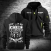 Triumph Motorcycles Exclusive Logo Hoodie Half Zipper QTTRI140425A8 - Black
