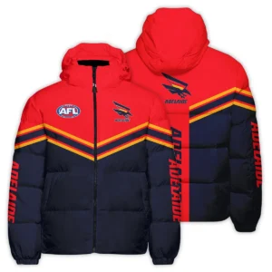 Adelaide Crows Australian Football League Exclusive Logo Down & Puffer Jackets All Over Prints HOAFL240525DPJ01ADEL