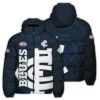 Carlton Blues Australian Football League Exclusive Logo Down & Puffer Jackets All Over Prints HOVA260525AFL13CARL