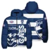 Geelong Cats Australian Football League Exclusive Logo Down & Puffer Jackets All Over Prints HOVA260525AFL13GEEL