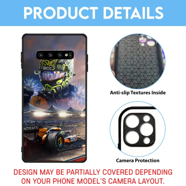 Lando Norris McLaren F1 Team Phone Case - Dustproof, Scratch & Shock Resistant - BLMCL2625A19 - Image 3