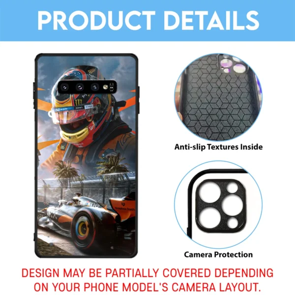 Oscar Piastri McLaren F1 Team Phone Case - Dustproof, Scratch & Shock Resistant - BLMCL2625A22 - Image 3