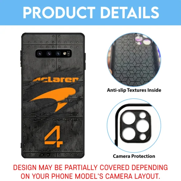 4 Lando Norris McLaren F1 Team Phone Case - Dustproof, Scratch & Shock Resistant - BLMCL2625A2NR - Image 3