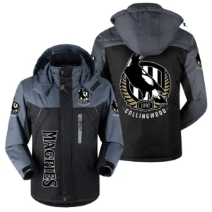 Collingwood Magpies Australian Football League Exclusive Logo Plush Charging Suit HOAFL220525PCS01COLL - Black