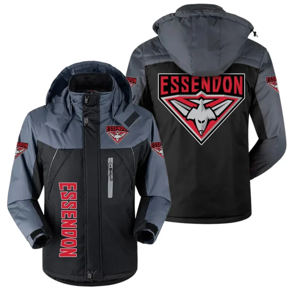 Essendon Bombers Australian Football League Exclusive Logo Plush Charging Suit HOAFL220525PCS01ESS - Black