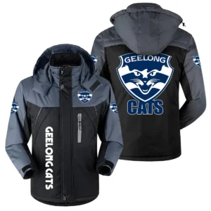 Geelong Cats Australian Football League Exclusive Logo Plush Charging Suit HOAFL220525PCS01GEEL - Black