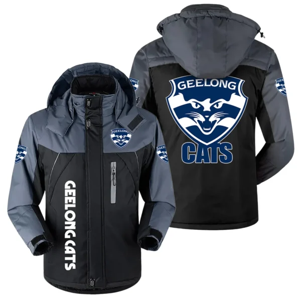 Geelong Cats Australian Football League Exclusive Logo Plush Charging Suit HOAFL220525PCS01GEEL - Black