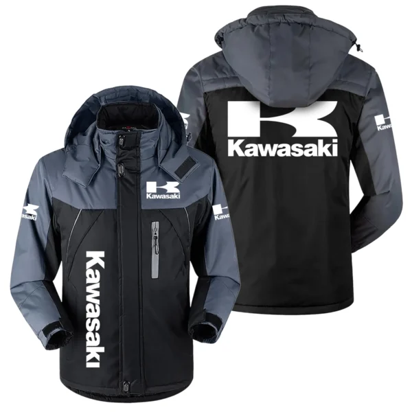 Kawasaki Exclusive Logo Plush Charging Suit HOMOT100625PCS01KAW - Black