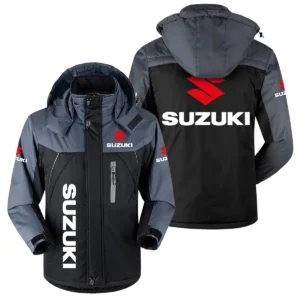 Suzuki Exclusive Logo Plush Charging Suit HOMOT100625PCS01SUZ - Black