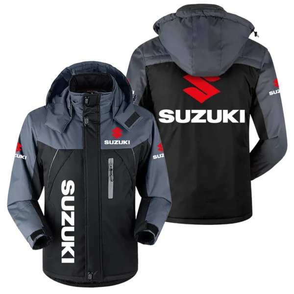 Suzuki Exclusive Logo Plush Charging Suit HOMOT100625PCS01SUZ - Black