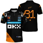 Oscar Piastri McLaren Formula One Exclusive Polo Shirt BLF1180525A4PL
