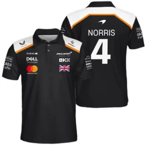Lando Norris LN4 McLaren F1 Exclusive Polo Shirt BLF19625A2PL