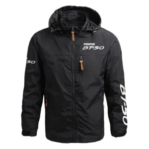 Mazda BT-50 Exclusive Logo Waterproof Outdoor Jacket QTUT170525A2MBT - Black