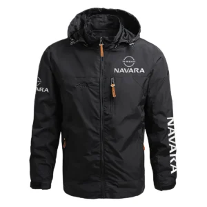 Nissan Navara Exclusive Logo Waterproof Outdoor Jacket QTUT170525A2NNA - Black