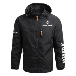 Volkswagen Amarok Exclusive Logo Waterproof Outdoor Jacket QTUT170525A2VA - Black