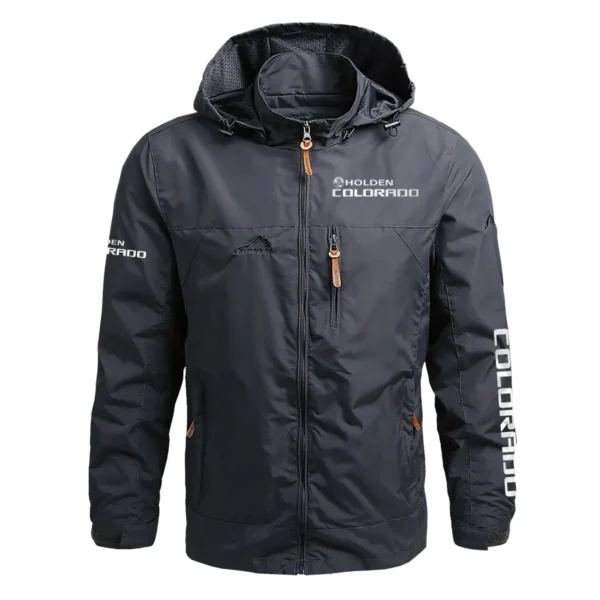 Holden Colorado Exclusive Logo Waterproof Outdoor Jacket QTUT170525A2HC - Gray