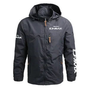 Isuzu D-MAX Exclusive Logo Waterproof Outdoor Jacket QTUT170525A2ID - Gray