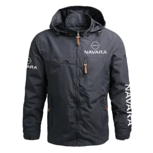 Nissan Navara Exclusive Logo Waterproof Outdoor Jacket QTUT170525A2NNA - Gray