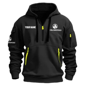 Colorado Exclusive Logo Fashion Hoodie Half Zipper BLC22525A1CLD - Black