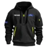 Ford Exclusive Logo Fashion Hoodie Half Zipper BLC22525A1FRD2 - Black