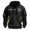 Mazda Exclusive Logo Fashion Hoodie Half Zipper BLC22525A1MZD - Black