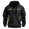 Qashqai Exclusive Logo Fashion Hoodie Half Zipper BLC22525A1QQI - Black