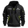 Santa Fe Exclusive Logo Fashion Hoodie Half Zipper BLC22525A1SFE - Black