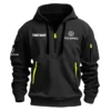 Touareg Exclusive Logo Fashion Hoodie Half Zipper BLC22525A1TRG - Black