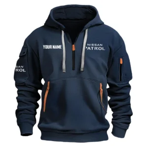 Patrol Exclusive Logo Fashion Hoodie Half Zipper BLC22525A1PTL - Navy