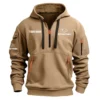 Crosstrek Exclusive Logo Fashion Hoodie Half Zipper BLC22525A1CTK - Khaki