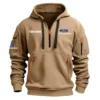 Everest Exclusive Logo Fashion Hoodie Half Zipper BLC22525A1EVT - Khaki