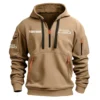 F-150 Exclusive Logo Fashion Hoodie Half Zipper BLC22525A1F150 - Khaki