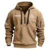 Outlander Exclusive Logo Fashion Hoodie Half Zipper BLC22525A1OLD - Khaki