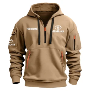 RAV4 Exclusive Logo Fashion Hoodie Half Zipper BLC22525A1RAV4 - Khaki