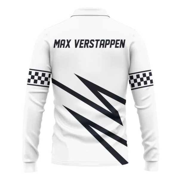 Max Verstappen Red Bull Racing F1 Exclusive Long Polo Shirt BLRBR20525A1LPL - Image 3