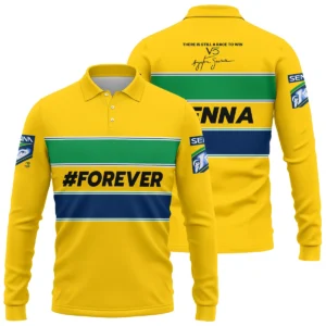 Forever Senna Formula One Exclusive Long Polo Shirt BLF1190525A1LPL