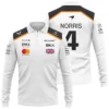 Lando Norris LN4 McLaren F1 Exclusive Long Polo Shirt BLF19625A1LPL