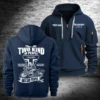 Triumph Motorcycles Exclusive Logo Hoodie Half Zipper QTTRI140425A10 - Navy