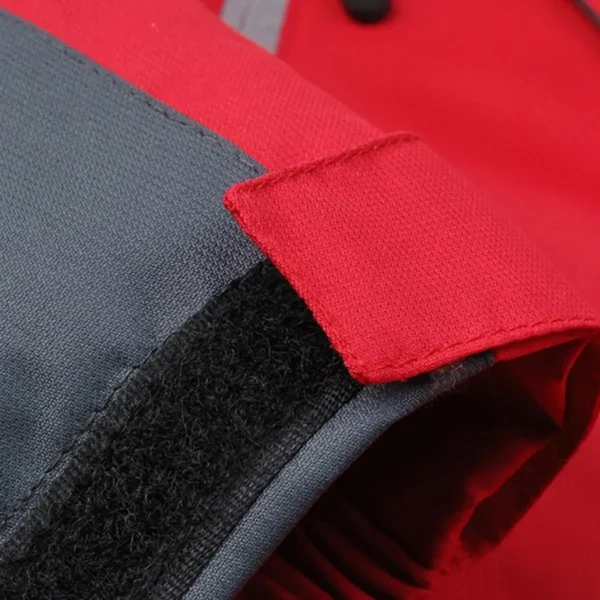 Crosstrek Exclusive Logo Outdoor Plush Charging Suit Waterproof Windproof Jacket Detachable Hood BLC21525A1CTK - Red - Image 3