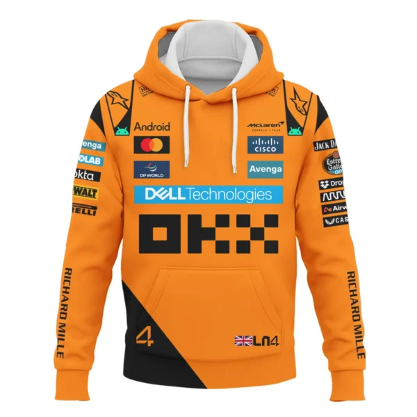 Lando Norris McLaren Formula One Exclusive Hoodie BLF1180525A1HD - Image 2