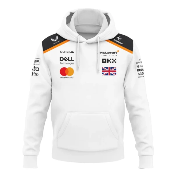 Lando Norris LN4 McLaren F1 Exclusive Hoodie BLF19625A1HD - Image 2