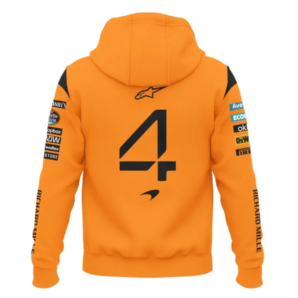 Lando Norris McLaren Formula One Exclusive Zipper Hoodie BLF1180525A1ZHD - Image 3