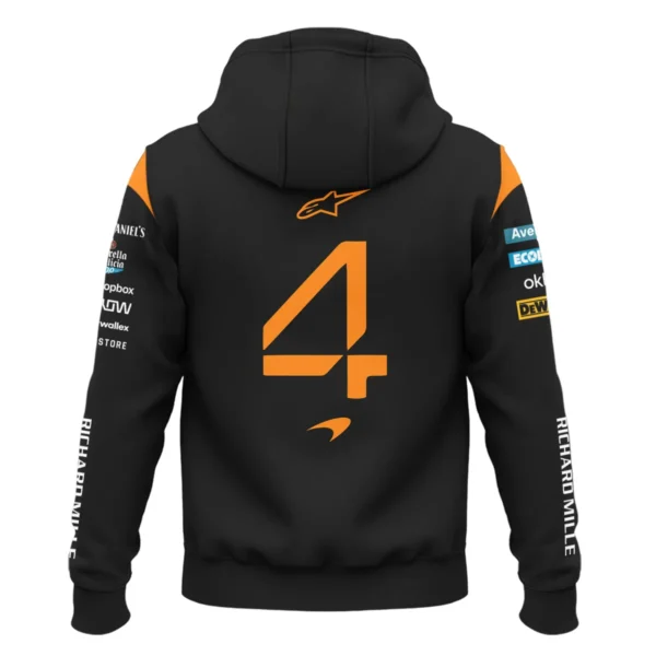 Lando Norris McLaren Formula One Exclusive Zipper Hoodie BLF1180525A2ZHD - Image 3